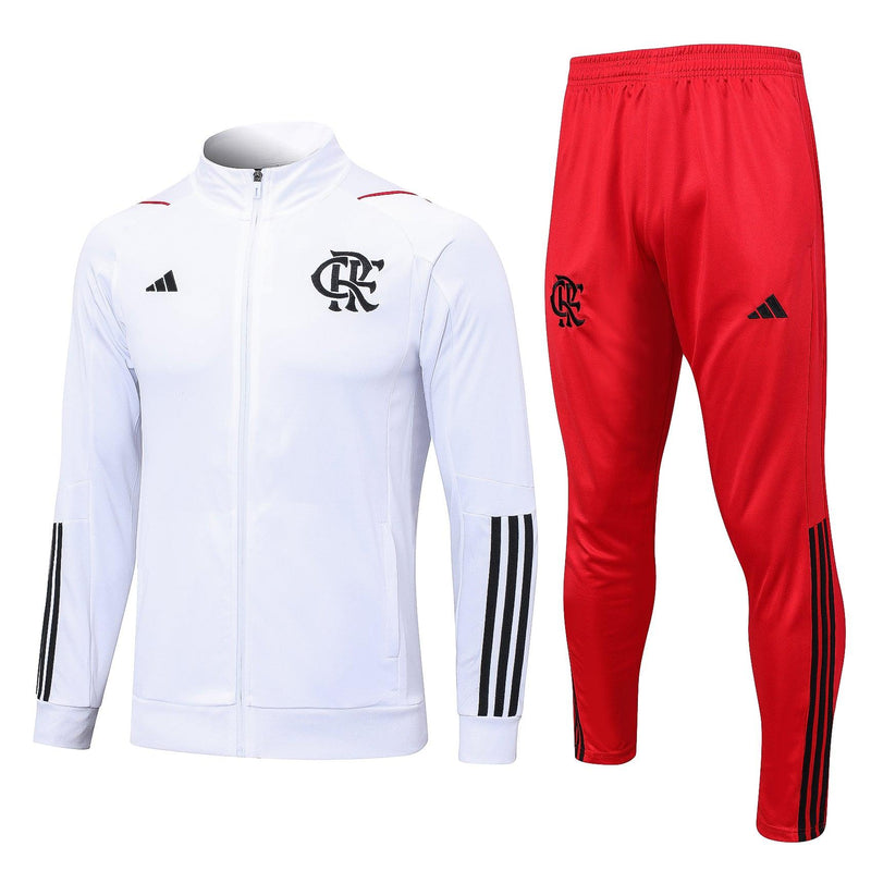 conjunto flamengo mengão vermelho e branco 2023