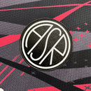 Camisa Roma III Third 23/24 Torcedor Masculina Preto e Rosa