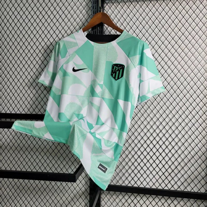 Camisa Atlético de Madrid Treino Nike Torcedor 23/24 Masculino Verde e Branco