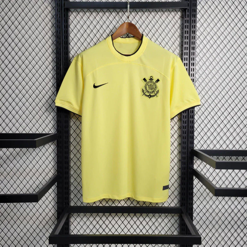 Camisa Corinthians Edição Especial 2023/24 Torcedor Masculina - Amarela Bege Nike