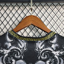 Camisa Seleção Itália x Versace Torcedor 2023/24 Masculino Preto