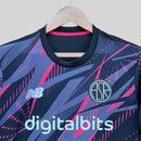 Camisa Roma III Third 23/24 Torcedor Masculina Preto e Rosa