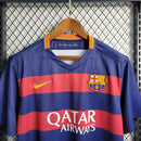 Camisa Retro Barcelona I Home 2015/16 Masculino Azul e Grená