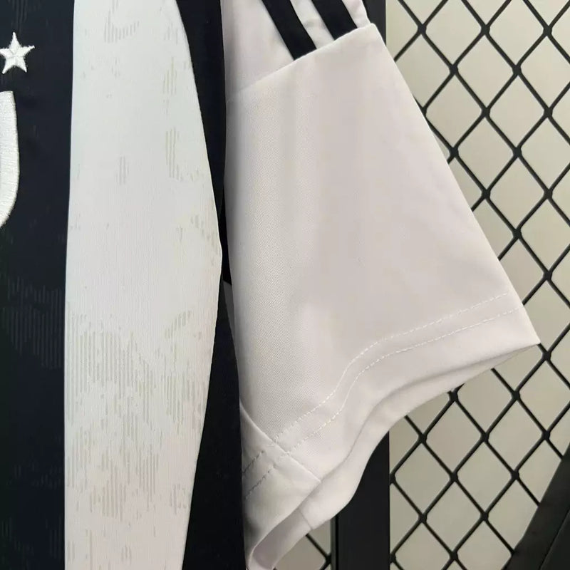 Camisa Juventus I Home 2024/25 Adidas torcedor Masculino Branco e Preto