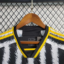 Camisa Juventus I Adidas Torcedor 23/24  Masculino - Preto e Branco