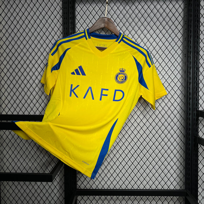 Camisa Al-Nassr I Home Torcedor 2024/25 Masculino Amarelo