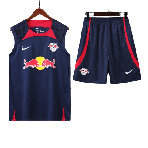 Conjunto Regata Red Bull Leipzig 2023/24 Nike - Azul Escuro