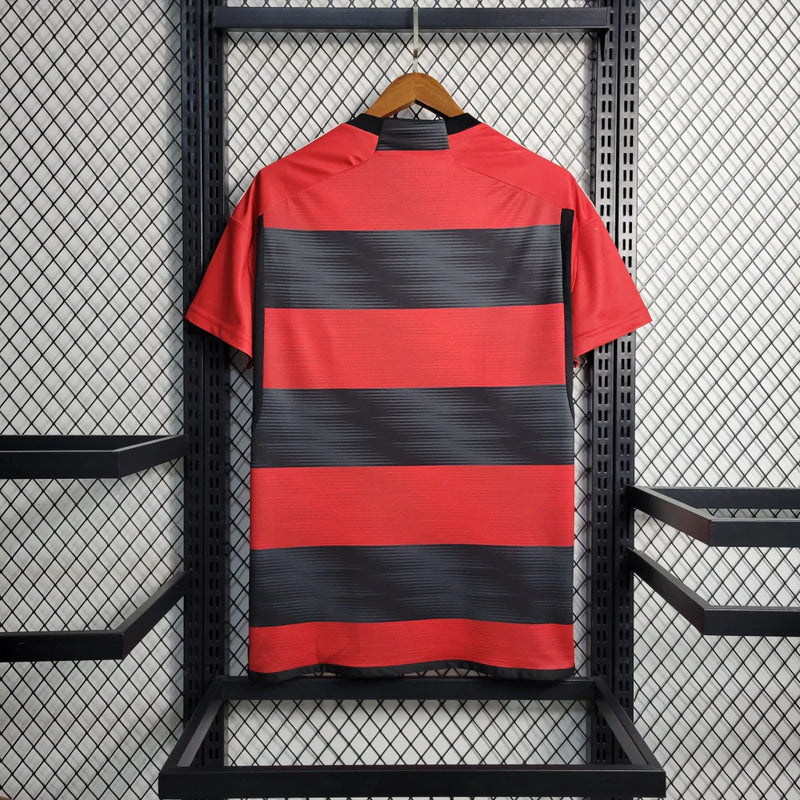 Camisa Flamengo I Home 2023/24 Masculino Vermelho e Preto