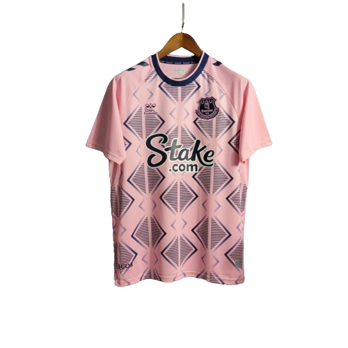 Camisa Everton II Hummel 22/23 Torcedor Rosa