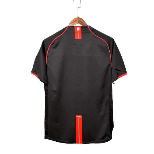 Camisa Retrô Manchester United Nike 2007/08 Masculino  Preta