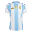 Camisa Adidas Argentina Copa América Torcedor 2024/25 Masculino Branco e Azul Celeste