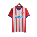 Camisa Girona FC I Puma 23/24 Torcedor Masculino Vermelho e branco