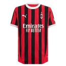 Camisa Milan I Home 2024/25 Puma Torcedor Masculino Vermelho e Preto