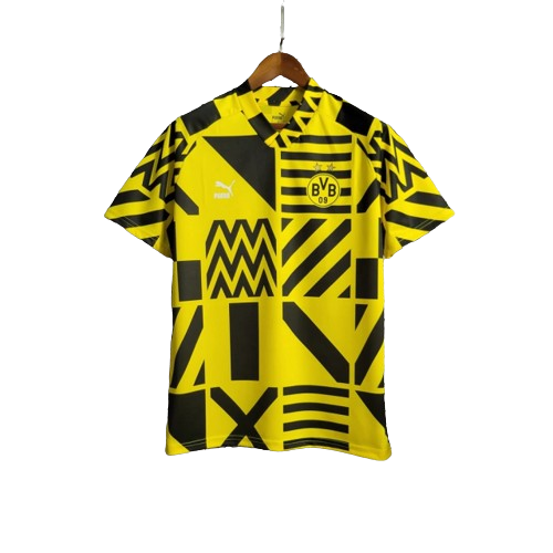 Camisa Borussia Dortmund Pré-Jogo Puma 22/23 Torcedor Masculino Amarelo