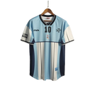 Camisa Retro Seleção Argentina Maradona Edição Comemorativa Azul e Branco
