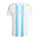 Camisa Adidas X Messi “Spark Gen10s” 2024/25 Torcedor Masculino - Branco/Azul Celeste