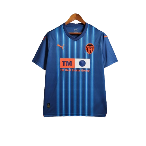 Camisa Valencia Home Puma 23/24 Torcedor Masculino Azul