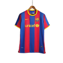 Camisa Barcelona Retrô I Home 2010/11 Torcedor Masculino Vermelho e Azul