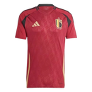 Camisa Bélgica I Home 2024/25 Torcedor Adidas Masculino Grená