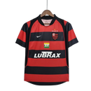 Camisa Retrô Flamengo I 2001/03 Masculina Torcedor Vermelha e Preta