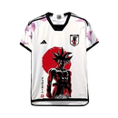 Camisa Japão Edição Goku 2024/25 Anime Adidas Masculina Branco