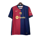 Camisa Barcelona I Home Nike Torcedor 2024/25 Masculino Azul e Grená