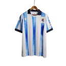 Camisa Real Sociedad - 22/23 Torcedor Masculino Azul e Branco
