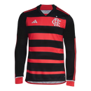 Camisa Flamengo Manga Longa I Home 2024/25 Vermelho e Preto