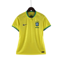Camisa Nike Brasil Home Torcedor 2022/23 Feminina Amarela