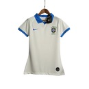 Camisa Nike Brasil II Away Nike Torcedor 2019/20 Feminina Branca