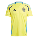 Camisa Suécia I Home 2024/25 Adidas Torcedor Masculino Amarelo