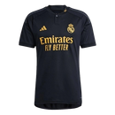 Camisa Real Madrid III Third Adidas Torcedor 23/24 Masculino Preto