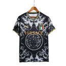 Camisa Seleção Itália x Versace Torcedor 2023/24 Masculino Preto