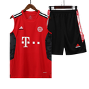 Conjunto Regata FC Bayern 22/23 Adidas - Vermelho+Preto
