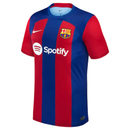 Camisa Barcelona I Home Torcedor 2023/24 Masculino Azul e Grená