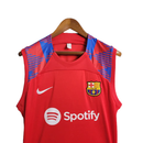 Camisa Barcelona Treino 23/24 - Regata - Torcedor Masculina - Vermelho