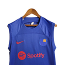 Camisa Barcelona Treino 23/24 - Regata - Torcedor Masculina - Azul