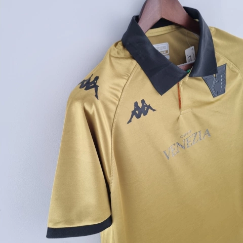 Camisa Kappa Venezia III Third 22/23 Torcedor Masculino - Dourado