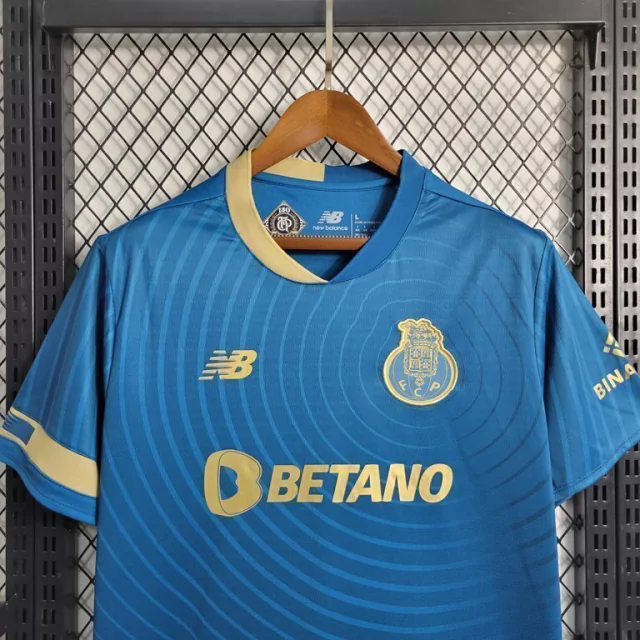 Camisa Porto II Away New Balance 2023/24 Masculino Azul