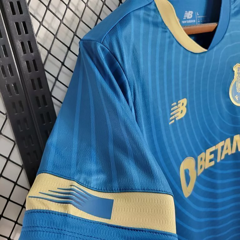 Camisa Porto II Away New Balance 2023/24 Masculino Azul