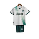 Kit Infantil Camisa + Shorts Palmeiras II 23/24 - Branca Verde
