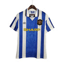 Camisa Manchester United Retrô 1994/1996 Azul e Branca