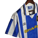 Camisa Manchester United Retrô 1994/1996 Azul e Branca