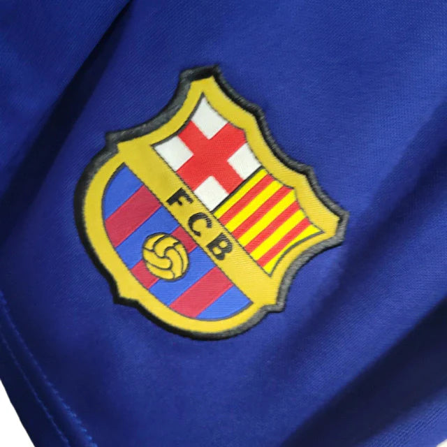 Kit Infantil Barcelona I Nike 23/24 - Azul e Grená