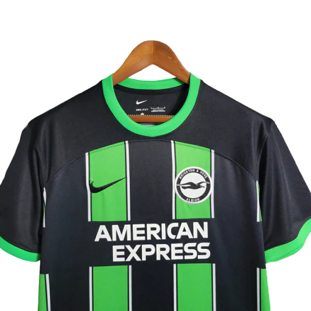 Camisa Brighton Away 23/24 - Torcedor Nike Masculina - Verde e Preto