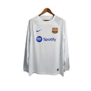Camisa Barcelona Away 23/24 - Manga Longa- Torcedor Masculina - Branco