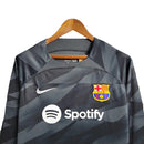 Camisa Barcelona Goleiro 23/24 - Manga Longa - Torcedor Masculina - Preto