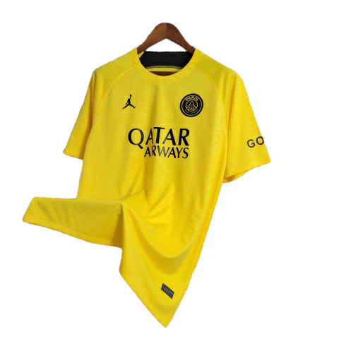 Camisa PSG Treino 23/24 Torcedor Jordan Masculina - Amarelo