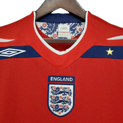 Camisa Inglaterra Retrô 2008/2009 Vermelha - Umbro