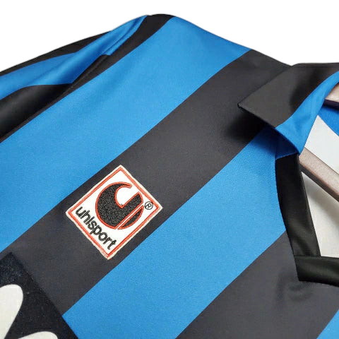 Camisa Inter de Milão Retrô 1988/1990 Azul e Preta - Uhisport